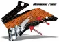 Preview: Diamond Race - Designfarbe = Orange, Hintergrund = Schwarz